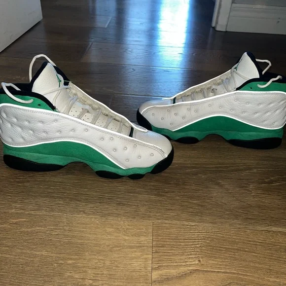 Jordan 13 Retro white “lucky green” size 8.5 US Men.